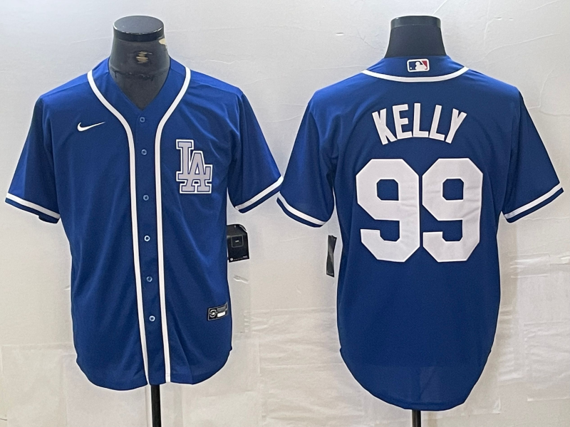 Men's Los Angeles Dodgers Joe Kelly #99 Blue Limited Jersey